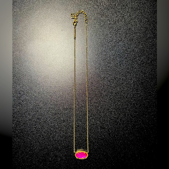 Kendra Scott Jewelry - Elisa Gold Pendant Necklace with Azalea Illusion Stone